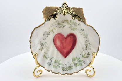 Heart of the Garden Scallop Shell