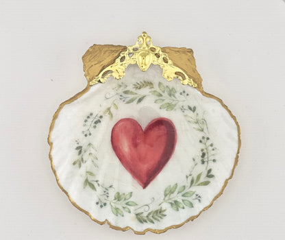 Heart of the Garden Scallop Shell