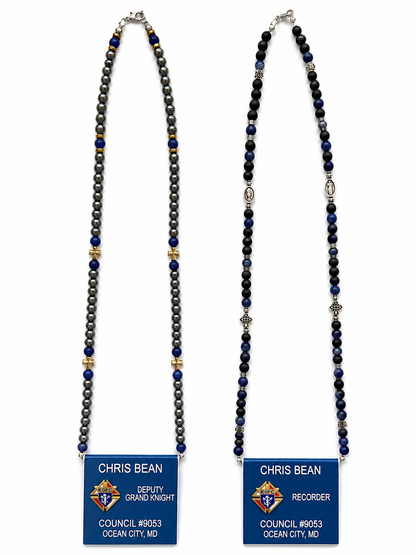 Knights of Columbus Gemstone Badge Lanyard